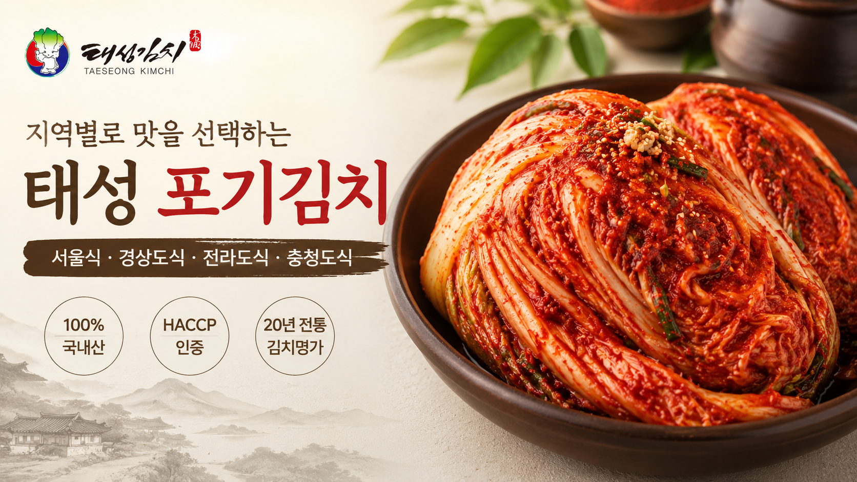 태성김치 포기김치 직접 사먹어 보니, 지역별 맛을 선택할 수 있어서 만족스러웠어요